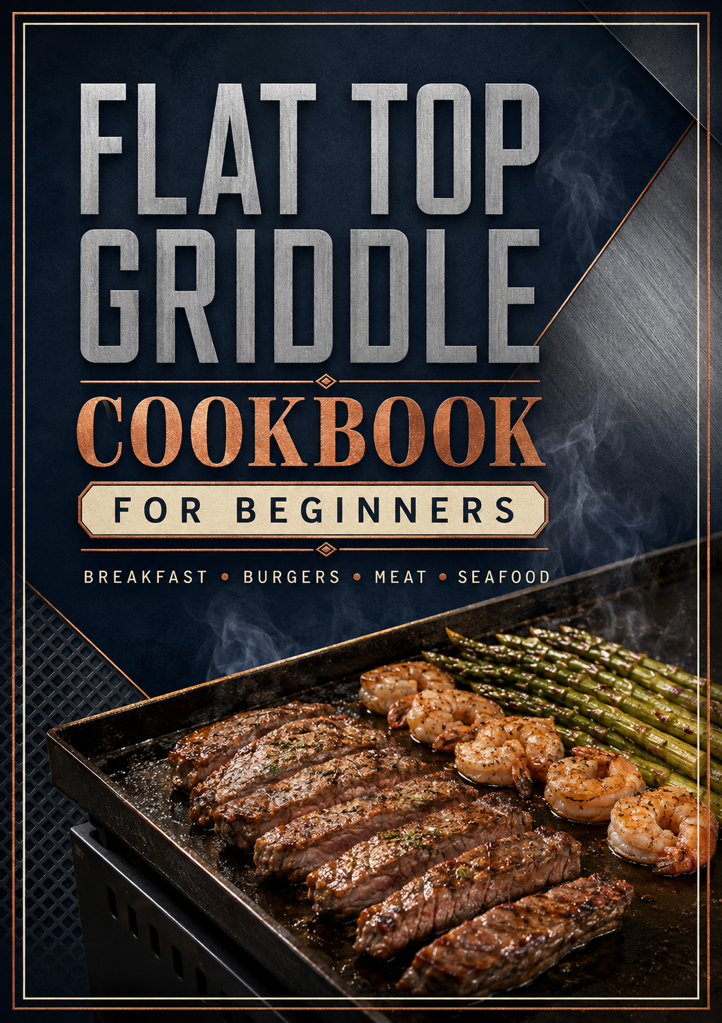 Flat-Top Griddle Cooking Made Easy: Outdoor Recipes for Breakfast, Burgers, Steak, Chicken, Seafood, Vegetables & Family Meals – Paperback Griddle Cookbook for Beginners, Families & Outdoor Cooking Enthusiasts