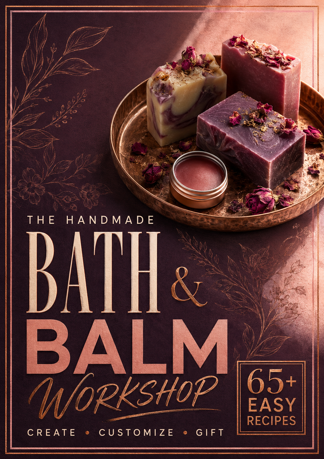 The Practical Soapmaker’s Studio: 65+ Easy Soap, Lip Balm & Botanical Body Care Projects with Melt-and-Pour and Cold-Process Methods – Hardcover Spiral-Bound Craft Book for Adults & Beginners